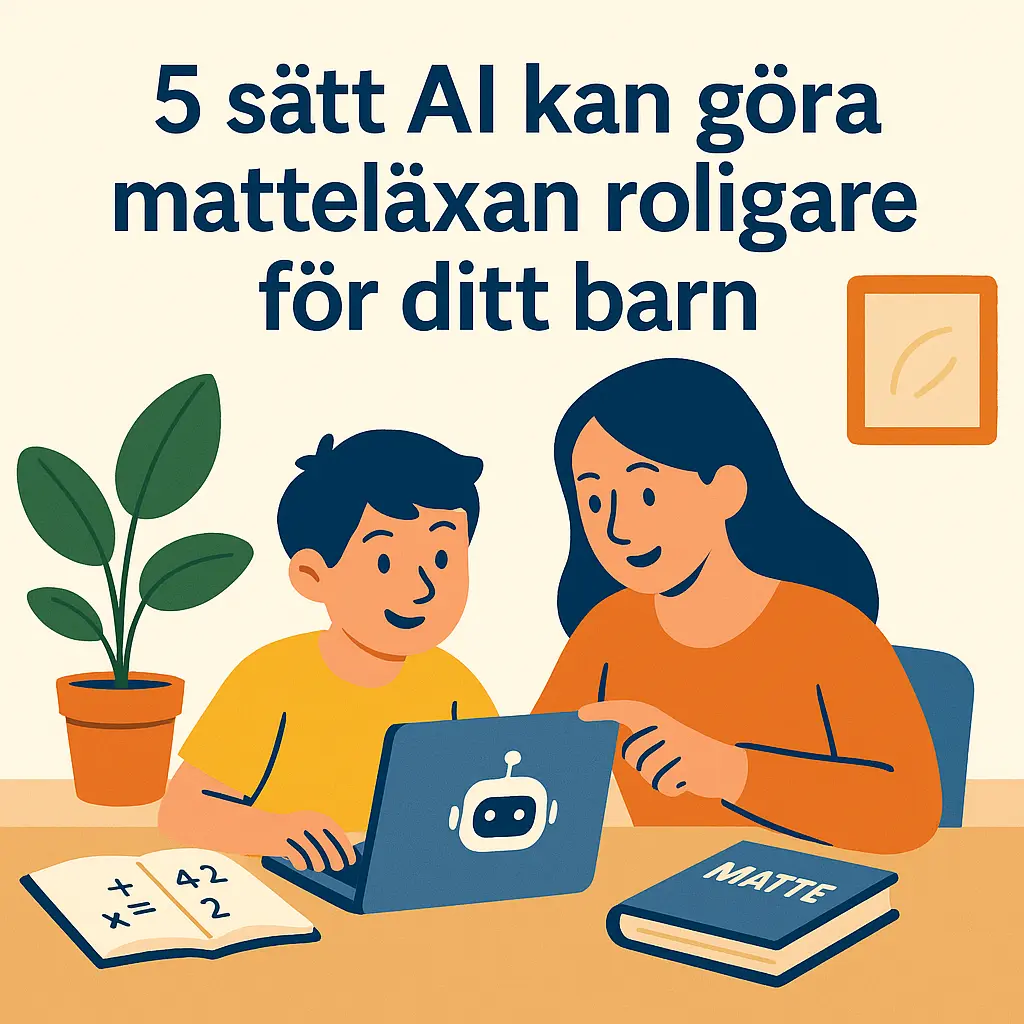5 sätt AI kan göra matteläxan roligare för ditt barn