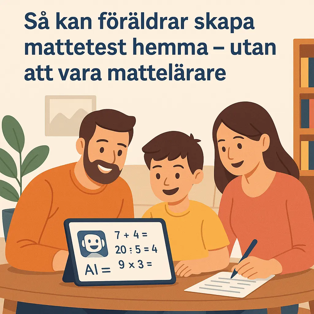Varför AI-matteprov stärker samarbetet mellan skola och hem