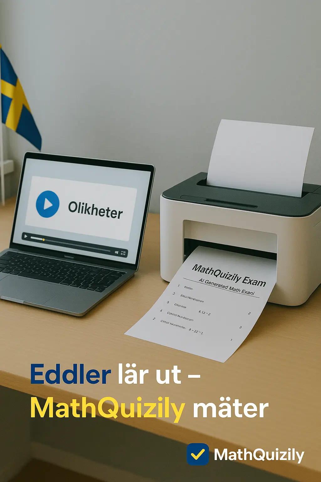 Eddler vs MathQuizily: teori möter AI-bedömning