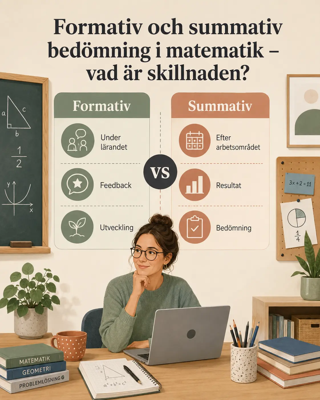 Formativ och summativ bedömning i matematik – vad är skillnaden?