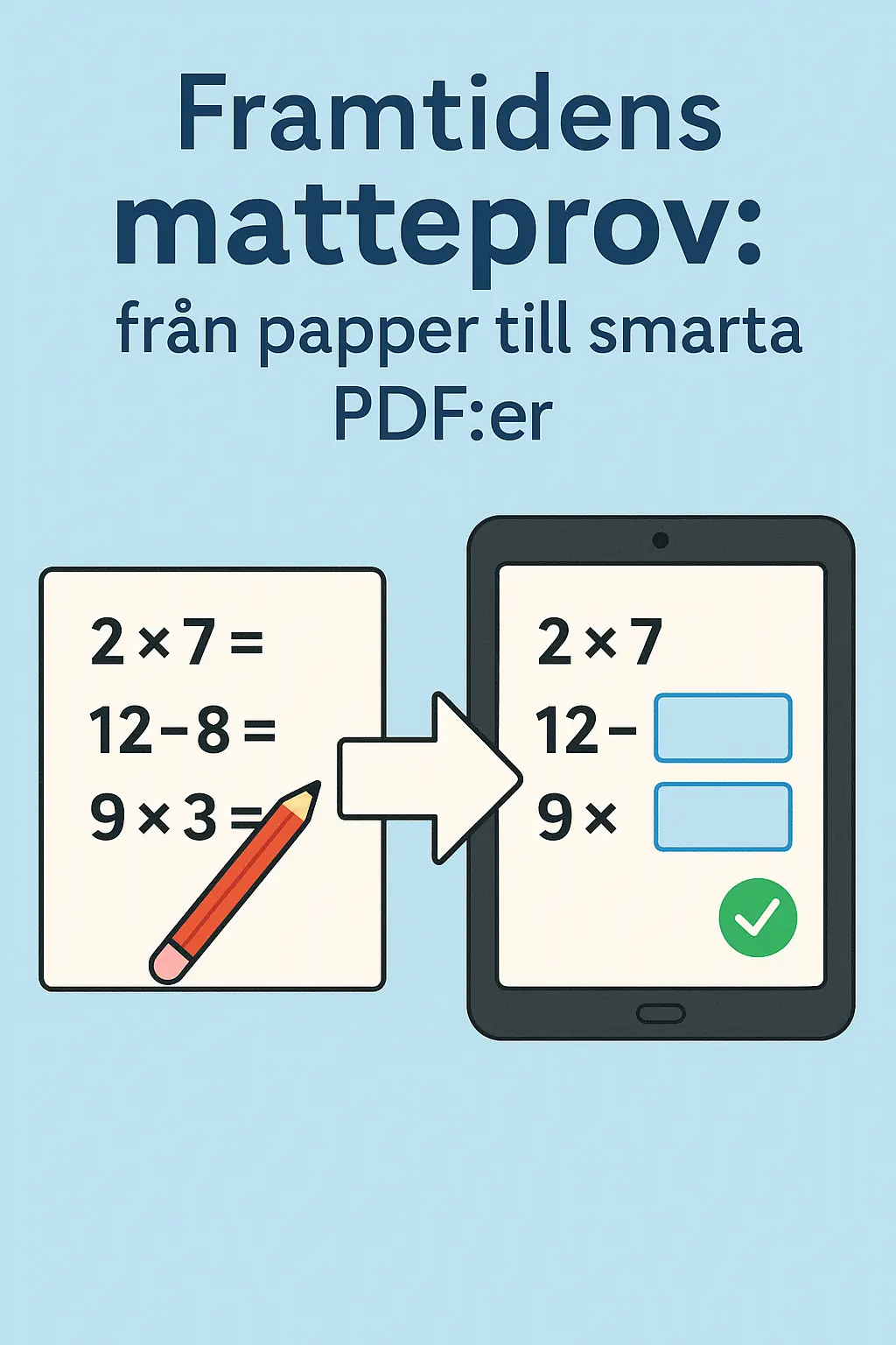 Framtidens matteprov: från papper till smarta PDF:er