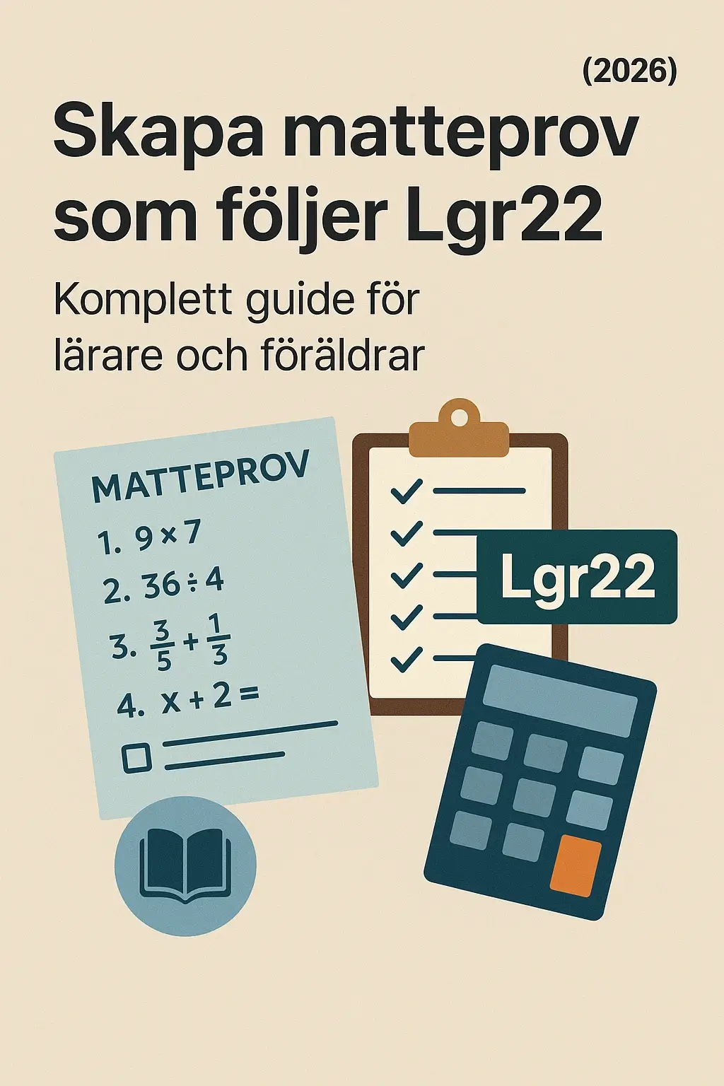 Skapa matteprov som följer Lgr22 – komplett guide för lärare och föräldrar (2026)