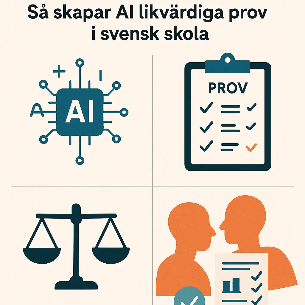Rättvis matematik 2026: Så skapar AI likvärdiga prov i svensk skola