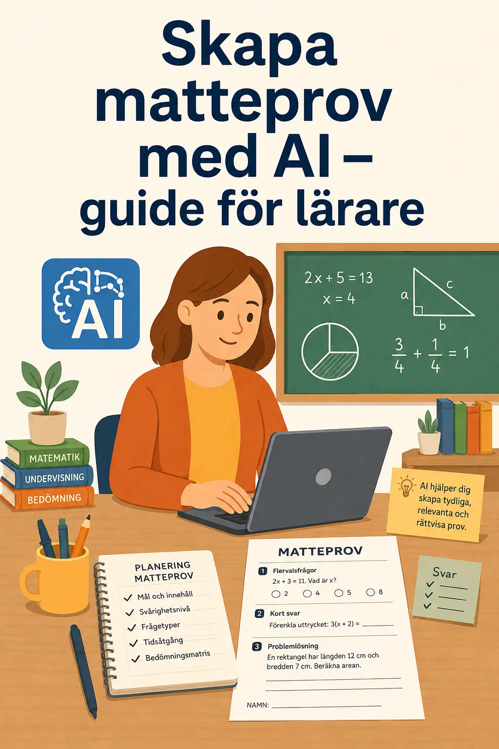 Skapa matteprov med AI – guide för lärare
