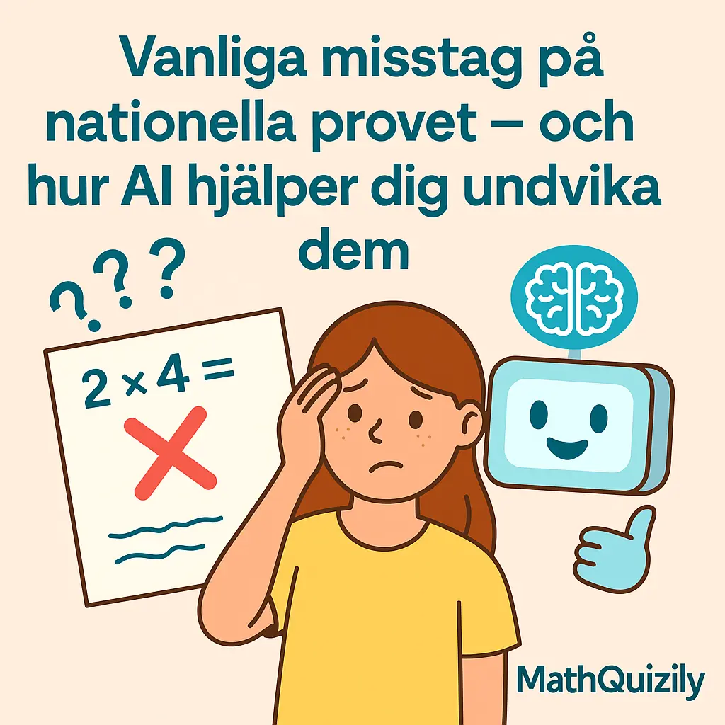 Vanliga misstag på nationella provet – och hur AI hjälper dig undvika dem